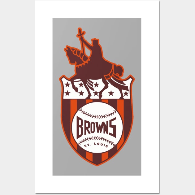 Defunct St. Louis Browns Baseball Wall Art by LocalZonly